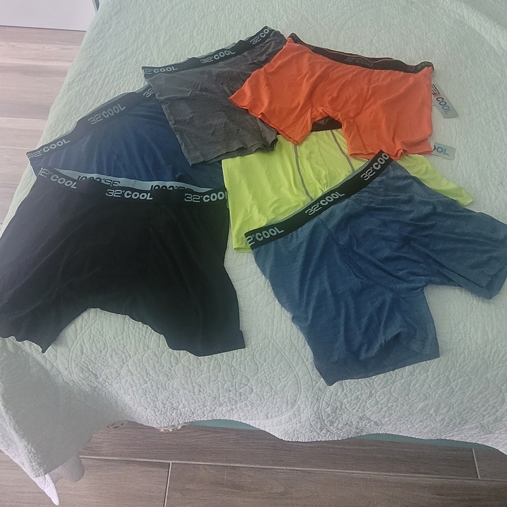 32° Cool Men's Boxer Briefs in Various Colors (Pick 3)